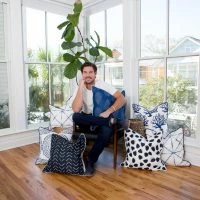 Sewing Down South Modern Collection: Navy Coral Pillow -Sewing Down South shop 3784937176251939420 ASH 005 d298fa6d 12d1 4314 98c8 758a21d29269 2400x