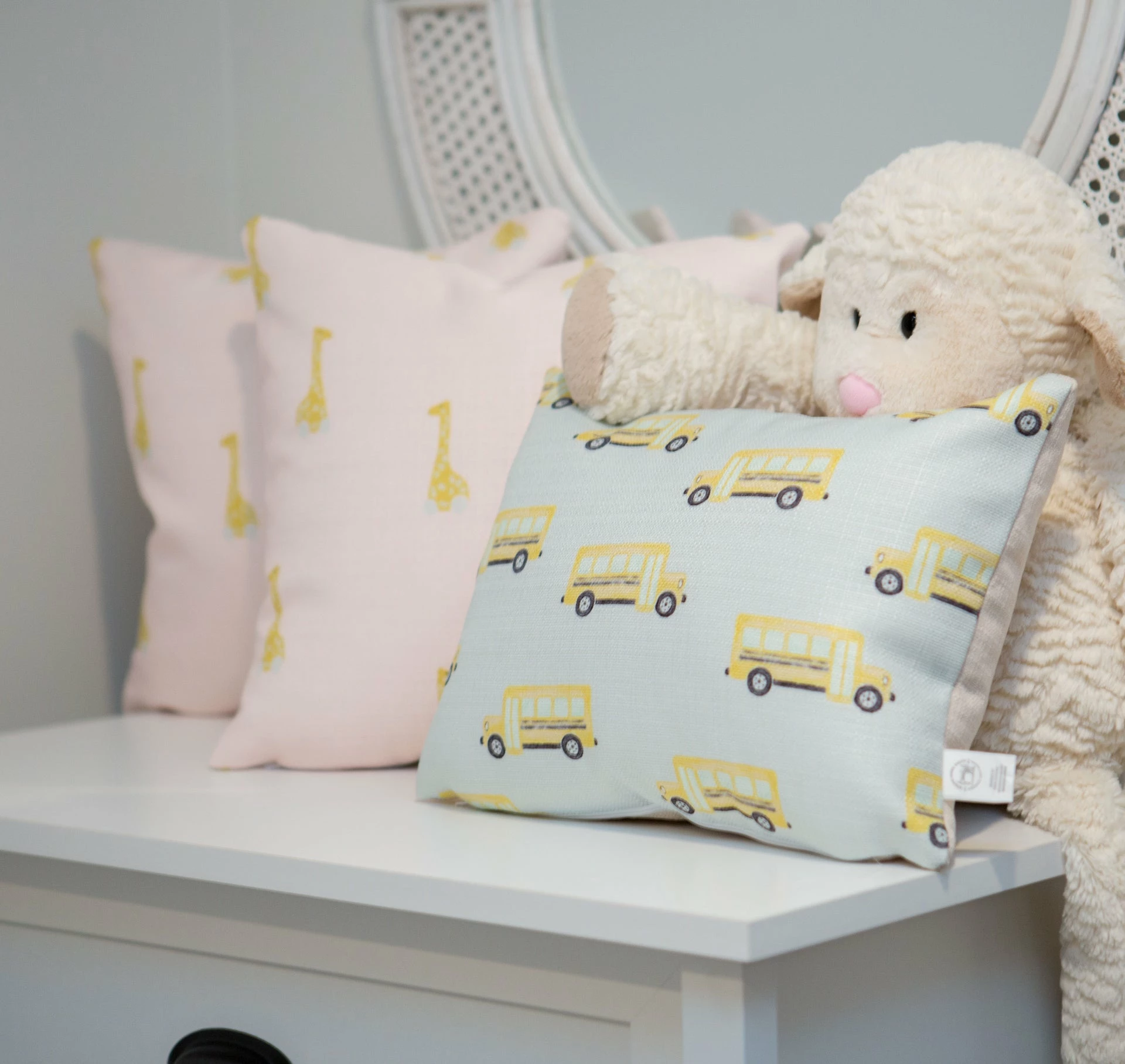 Sewing Down South Wheels On The Bus Lumbar Pillow 3 Sewing Down South Wheels On The Bus Lumbar Pillow - Image 3