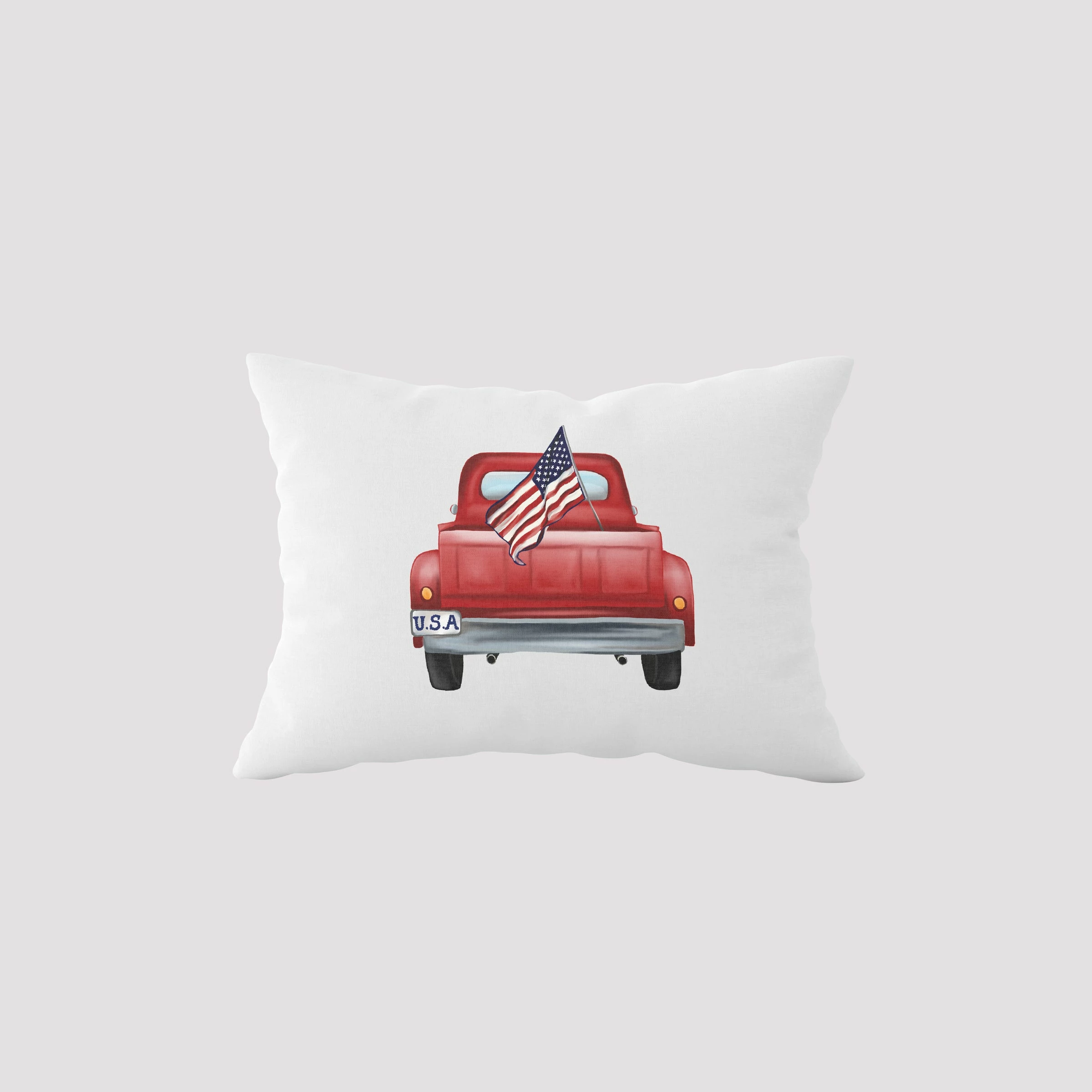 Sewing Down South Americana Vintage Truck Lumbar Pillow 1 Sewing Down South Americana Vintage Truck Lumbar Pillow