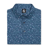 Terrazzo Print Lisle Self Collar