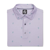 Cactus Print Lisle Self Collar