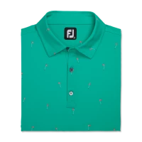 18 Holes Print Lisle Self Collar