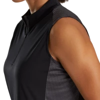 1/4 Zip Houndstooth Trim Women -Sewing Down South shop FJ 28274 04