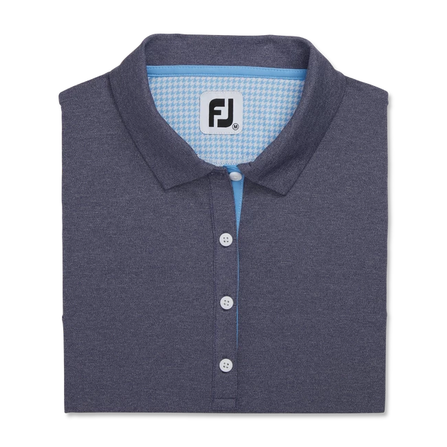 Pique Sleeveless Houndstooth Trim Shirt Women 4 Pique Sleeveless Houndstooth Trim Shirt Women - Image 4