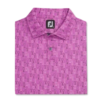 Lisle Glass Print Self Collar