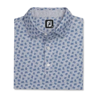 Lisle Sketched Print Self Collar