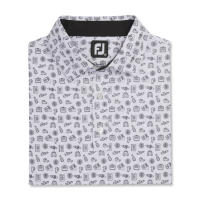 Lisle Travel Print Self Collar