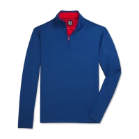 Tonal Print Knit Mid-Layer