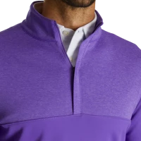 Heather Yoke Half-Zip Mid-Layer -Sewing Down South shop FJ 28627 04