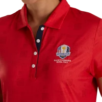 Ryder Cup Tonal Print Self Collar Women -Sewing Down South shop FJ 29036 03