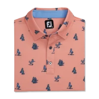 Coyote Print Lisle Self Collar