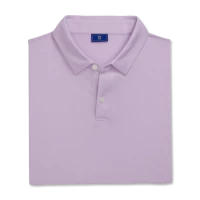 Athletic Fit Solid Jersey Self Collar