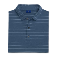 Athletic Fit Open Stripe Jersey Self Collar