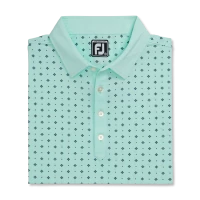 Athletic Fit Deco Print Self Collar