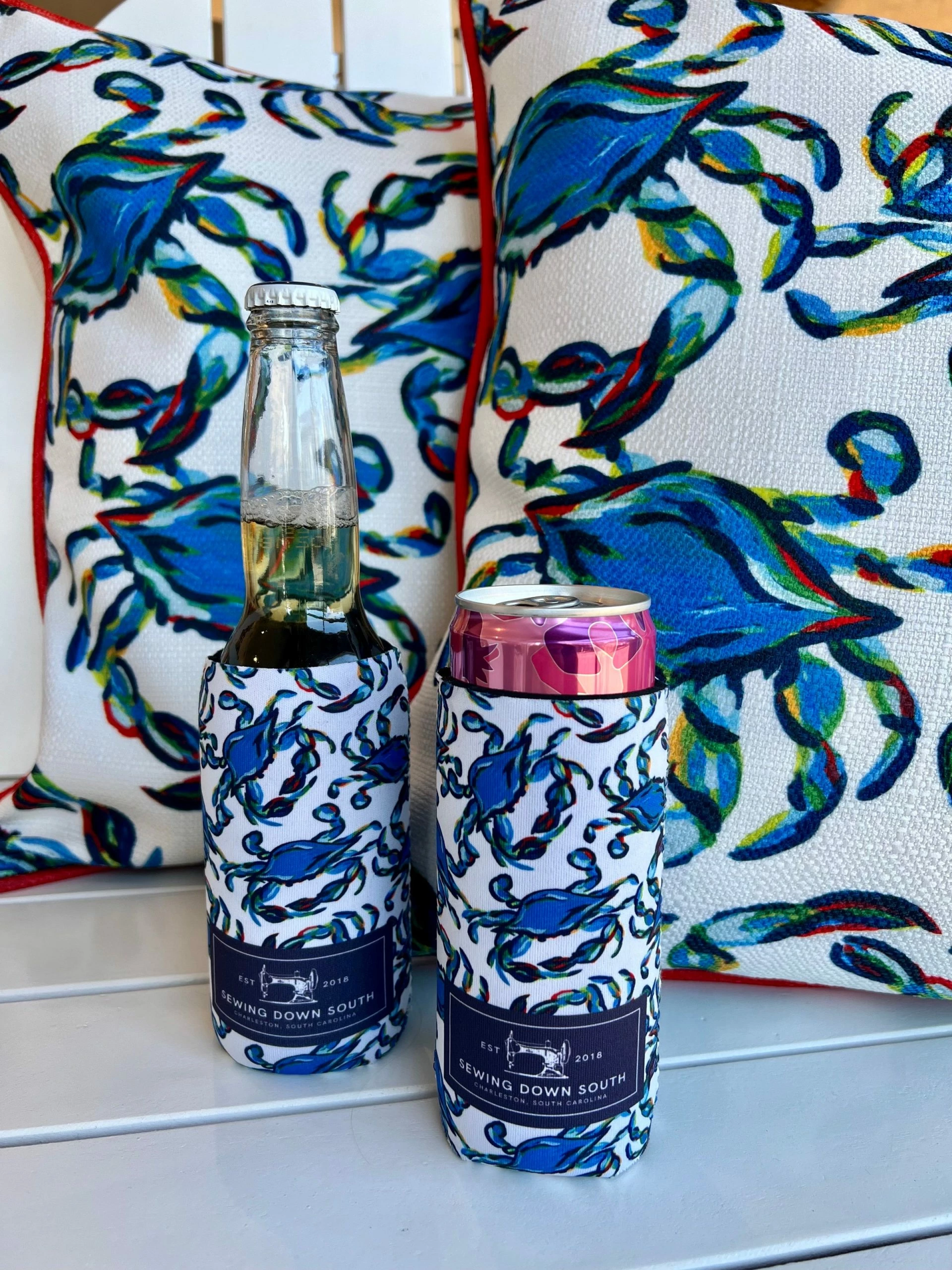 API Source Crab Craze Koozie, 4 PACK (Skinny Or Standard) 4 API Source Crab Craze Koozie, 4 PACK (Skinny Or Standard) - Image 4