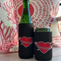Sewing Down South Sew In Love, Black Koozie 4 Pack (Skinny Or Standard)