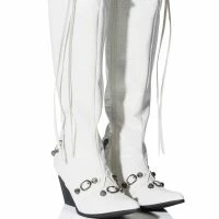 A GOOD ONE WHITE CROC BOOT -Sewing Down South shop a good one white croc boot white 1 1 c1