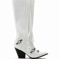 A GOOD ONE WHITE CROC BOOT