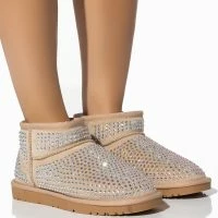 AKIRA FAIRYTALE BLING BOOTIE IN NUDE