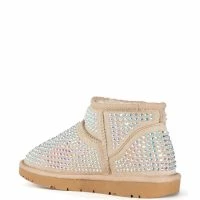 AKIRA FAIRYTALE BLING BOOTIE IN NUDE -Sewing Down South shop akira fairytale bling bootie in nude tan 4 4