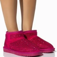 AKIRA FAIRYTALE BLING BOOTIE IN PINK