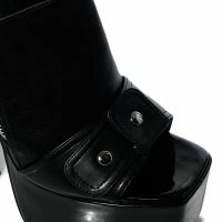 AXELLY MULTI CHUNKY SANDAL -Sewing Down South shop axelly multi chunky sandal black 5 5