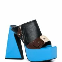 AXELLY MULTI CHUNKY SANDAL -Sewing Down South shop axelly multi chunky sandal multi 3 3 c1