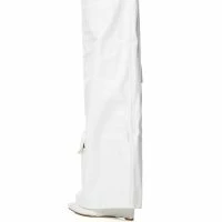 AZALEA WANG ALEXIA FOLD OVER WEDGE BOOT IN WHITE -Sewing Down South shop azalea wang alexia fold over wedge boot in white white 4 4 c1