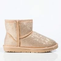 AZALEA WANG ALL NIGHT LONG RHINESTONE MINI ANKLE BOOTIES -Sewing Down South shop azalea wang all night long multi stone mini ankle booties taupe 3c1