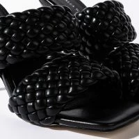 AZALEA WANG ALL YOUR LOVE STILETTO SANDAL IN BLACK -Sewing Down South shop azalea wang all your love stiletto sandal in black black 6 6