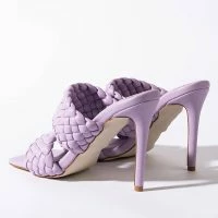 AZALEA WANG ALL YOUR LOVE STILETTO SANDAL IN PURPLE -Sewing Down South shop azalea wang all your love stiletto sandal in purple purple 5 5