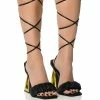 AZALEA WANG AMIE CHUNKY SANDAL IN BLACK