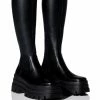 AZALEA WANG ARETHA STRETCH BOOT WITH 4 WAY STRETCH IN BLACK