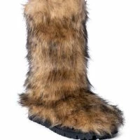 AZALEA WANG ASPEN FURRY BROWN MULTI BOOTIE -Sewing Down South shop azalea wang aspen furry brown multi bootie brown 3 3