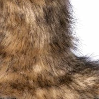 AZALEA WANG ASPEN FURRY BROWN MULTI BOOTIE -Sewing Down South shop azalea wang aspen furry brown multi bootie brown 5 5