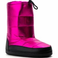 AZALEA WANG BECKY METALLIC LINED SNOW BOOTIE IN PINK -Sewing Down South shop azalea wang becky metallic lined snow bootie in pink pink 3 3