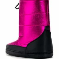 AZALEA WANG BECKY METALLIC LINED SNOW BOOTIE IN PINK -Sewing Down South shop azalea wang becky metallic lined snow bootie in pink pink 4 4