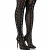 AZALEA WANG BLING BLING STILETTO BOOT IN BLACK