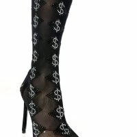AZALEA WANG BLING BLING STILETTO BOOT IN BLACK -Sewing Down South shop azalea wang bling bling stiletto boot in black black 5 5 c1