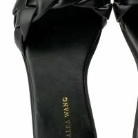 AZALEA WANG LETS GET BRUNCH BRAIDED FLAT SANDAL IN BLACK -Sewing Down South shop azalea wang bodega braided flat sandal in black black 6 6