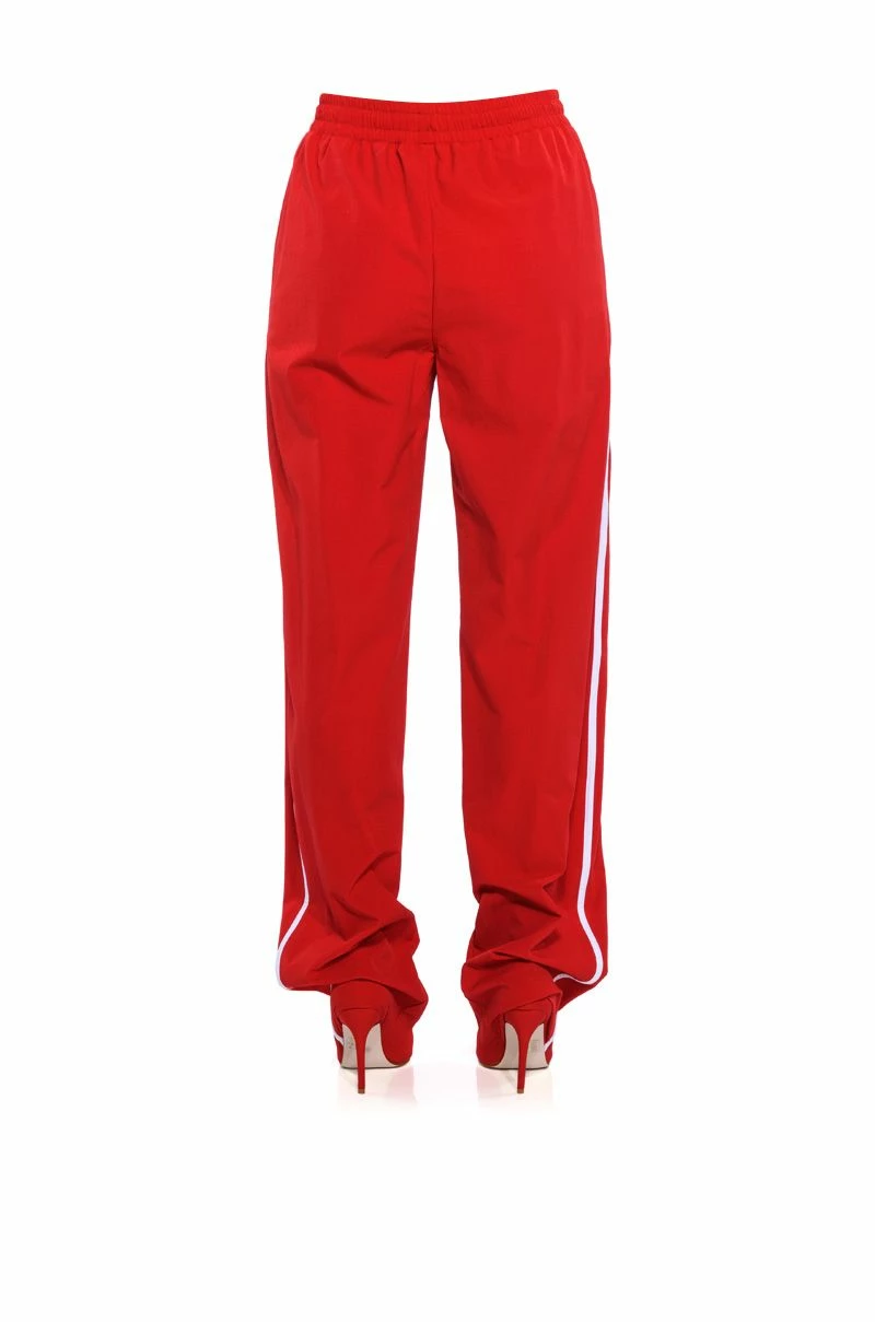 AZALEA WANG TRACK PANT BOOT IN RED 3 AZALEA WANG TRACK PANT BOOT IN RED - Image 3