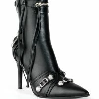 AZALEA WANG BROOKLYN PU BOOTIE IN BLACK -Sewing Down South shop azalea wang brooklyn baby stiletto bootie in black black 3 3