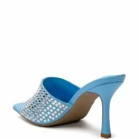 AZALEA WANG BUFFALO EMBELLIHED SANDAL IN TURQUOISE 8 AZALEA WANG BUFFALO EMBELLIHED SANDAL IN TURQUOISE -Sewing Down South shop azalea wang buffalo embellihed sandal in turquoise turquoise 4 4 c1