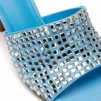 AZALEA WANG BUFFALO EMBELLIHED SANDAL IN TURQUOISE 9 AZALEA WANG BUFFALO EMBELLIHED SANDAL IN TURQUOISE -Sewing Down South shop azalea wang buffalo embellihed sandal in turquoise turquoise 5 5 c1