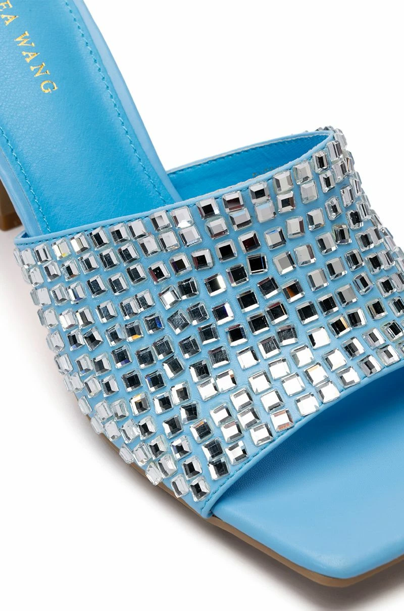AZALEA WANG BUFFALO EMBELLIHED SANDAL IN TURQUOISE 5 AZALEA WANG BUFFALO EMBELLIHED SANDAL IN TURQUOISE - Image 5
