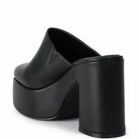 AZALEA WANG CAMBRIA BLACK CHUNKY CLOG -Sewing Down South shop azalea wang cambria black chunky clog black 4 4