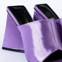 AZALEA WANG CAUGHT IN A DREAM CHUNKY SANDAL IN PURPLE -Sewing Down South shop azalea wang caught in a dream chunky sandal in purple purple 6 6