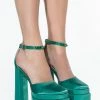 AZALEA WANG CITY ON FIRE CHUNKY PUMP IN GREEN