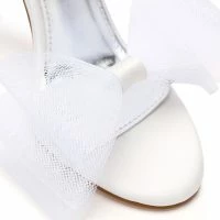 AZALEA WANG CORALIE STILETTO SATIN MULE SANDAL IN WHITE -Sewing Down South shop azalea wang coralie stiletto satin mule sandal in white white 9 9 c1
