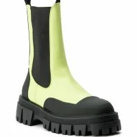 AZALEA WANG CRAZY LIKE ME FLATFORM BOOTIE IN LIME -Sewing Down South shop azalea wang crazy like me flatform bootie in lime lime 3 3